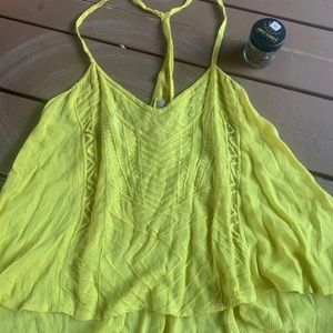 Yellow tank